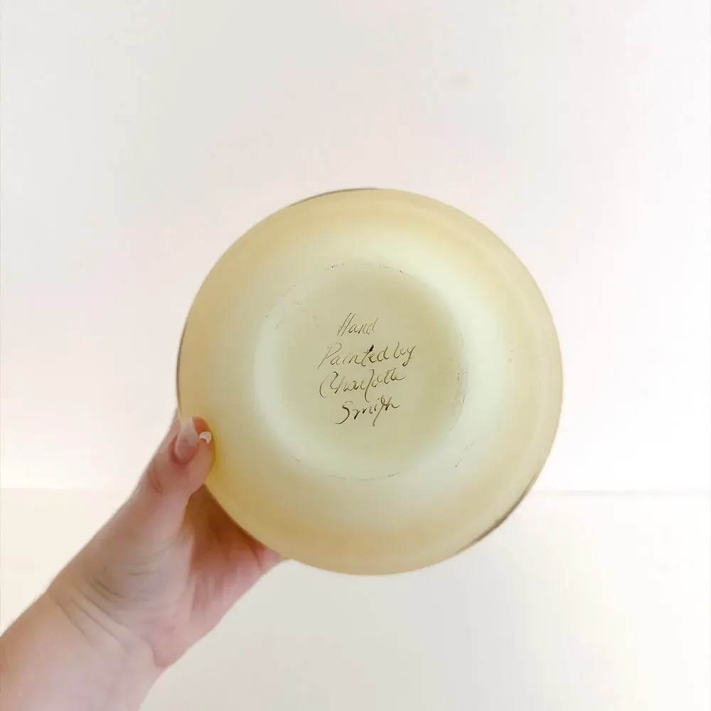 VINTAGE FENTON ART GLASS GINGER JAR 3-PC 